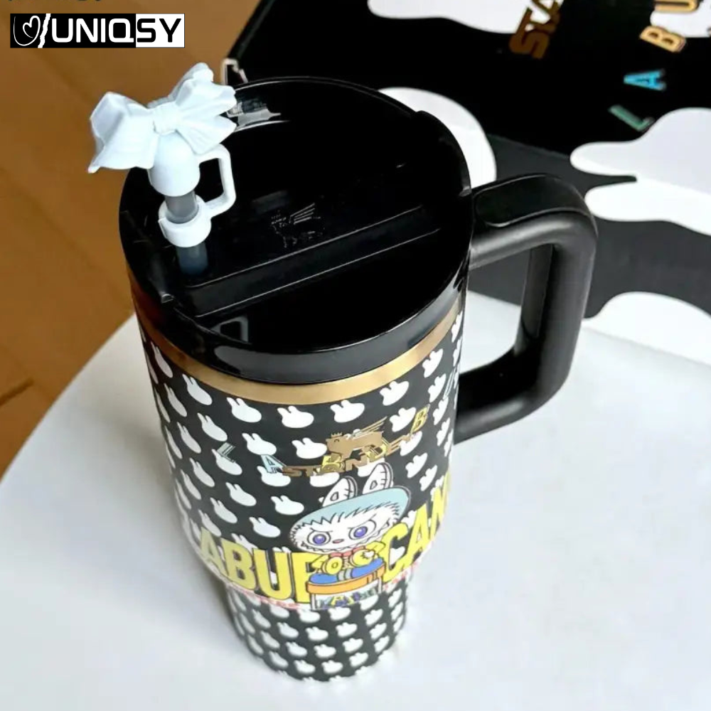 Stanley Labubu Black 40 OZ Tumbler - Limited Edition