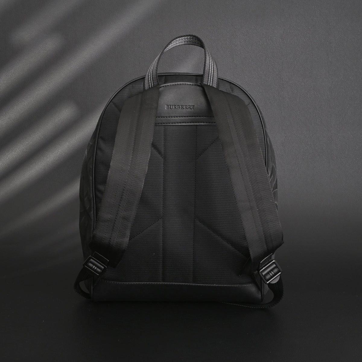 Burberry Monogram Black Nylon Backpack