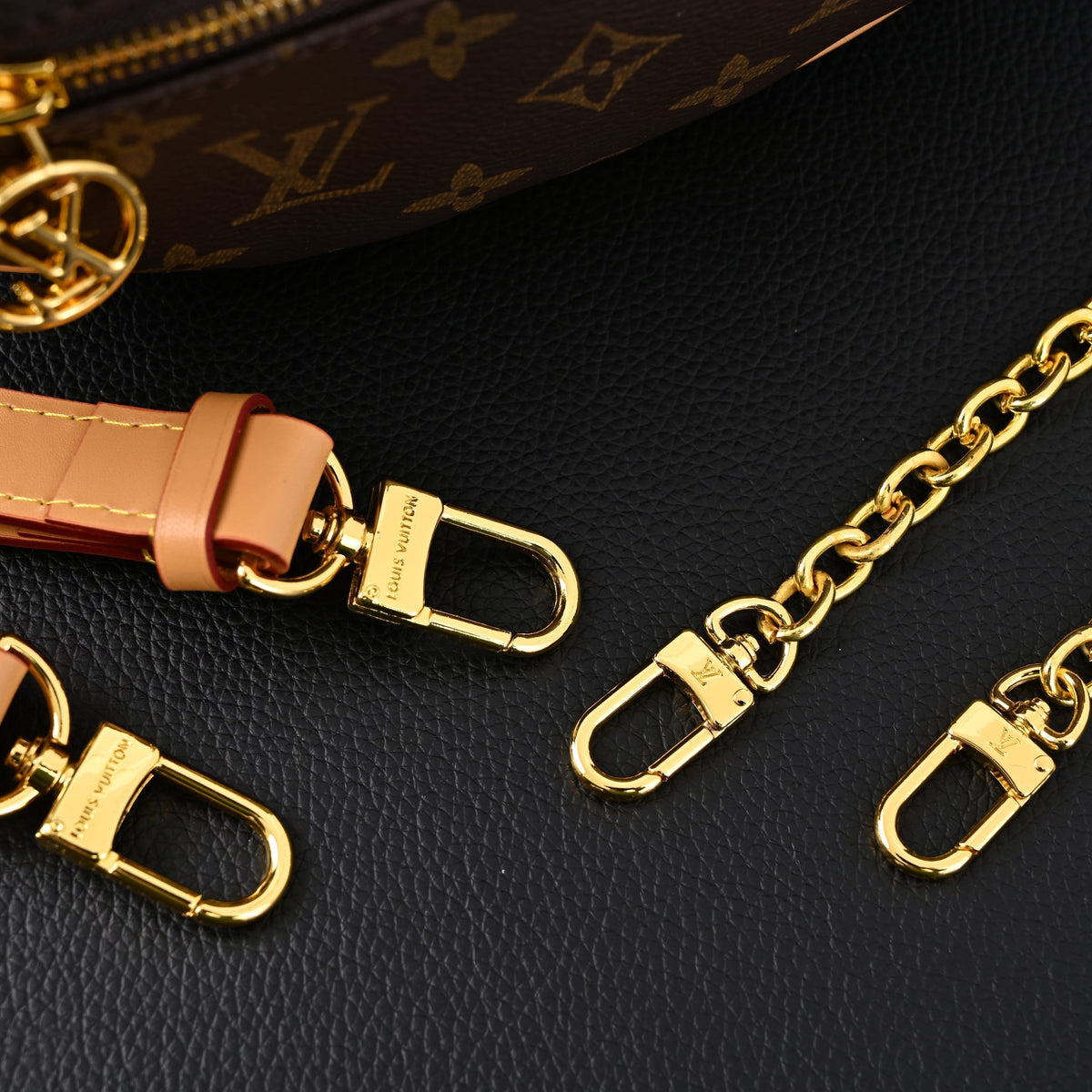 Louis Vuitton Loop Bag – Monogram Canvas with Gold Chain