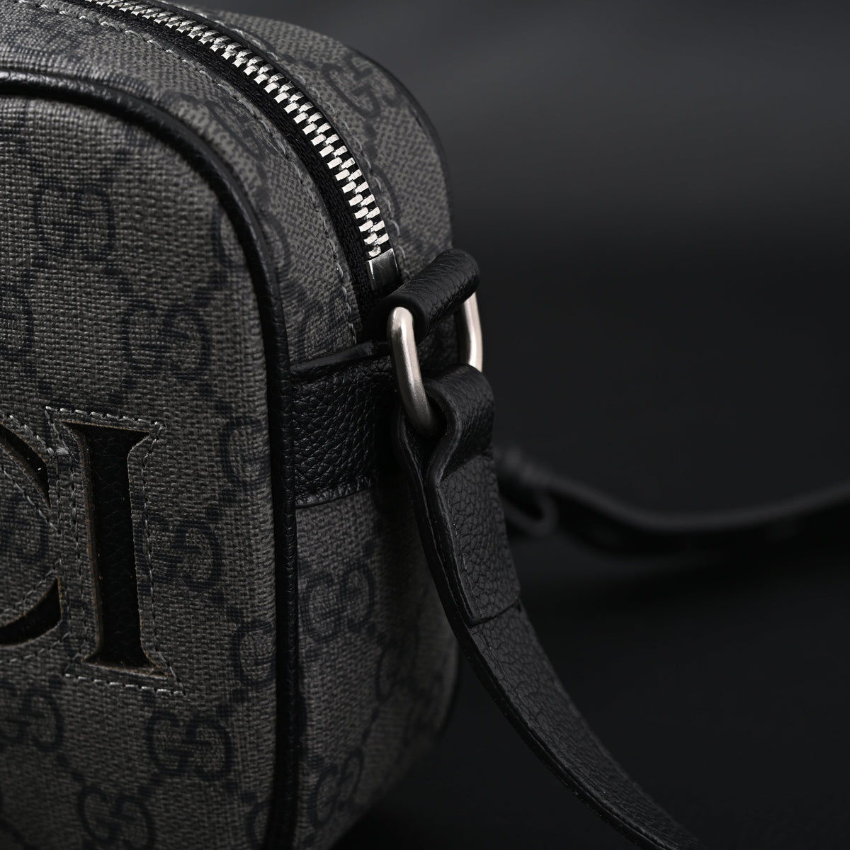 Gucci Ophidia GG Supreme Belt Bag – Black/Grey Monogram