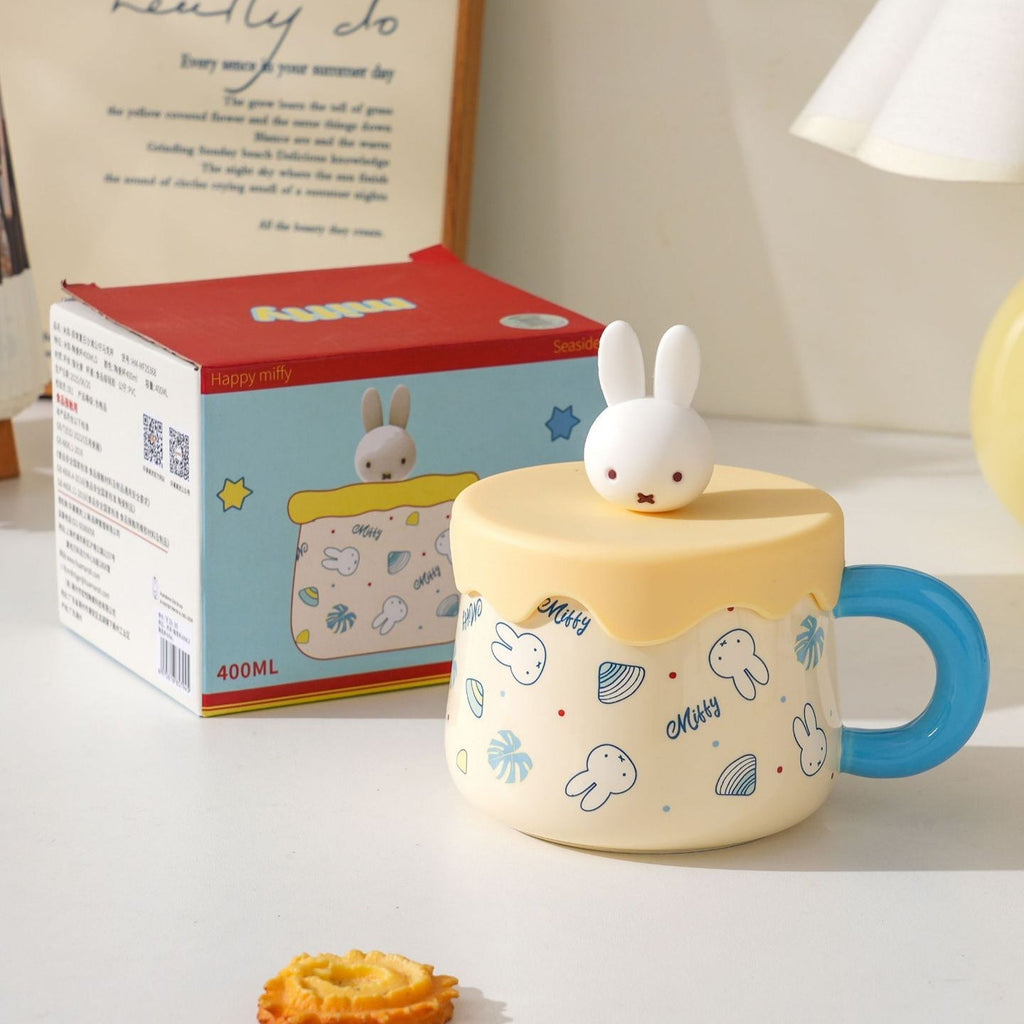 Miffy Sweet Melt Ceramic Mug with 3D Lid